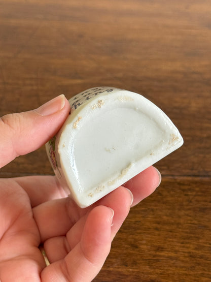 Vintage Rings and Things Ceramic Wall Pocket Jewelry Holder