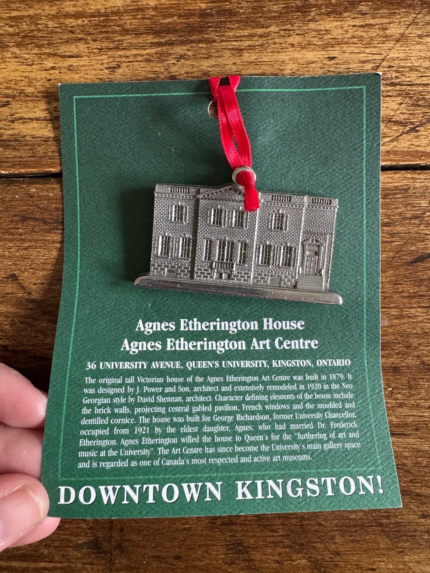 PICK ONE: Kingston Pewter Ornaments of Local Landmarks