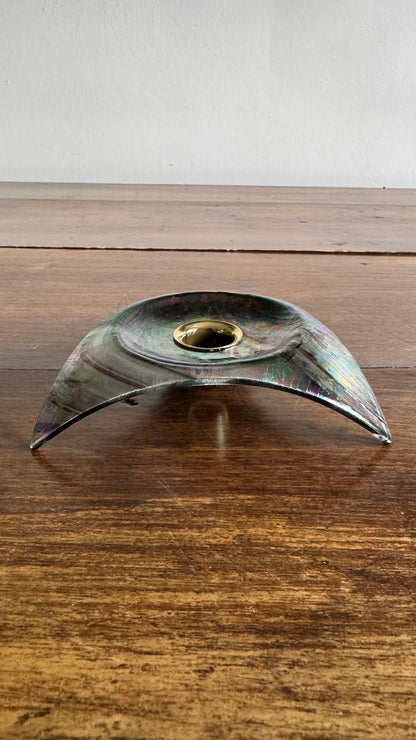 Glass Triangle Shaped Candleholder Kheops International - Made in Canada