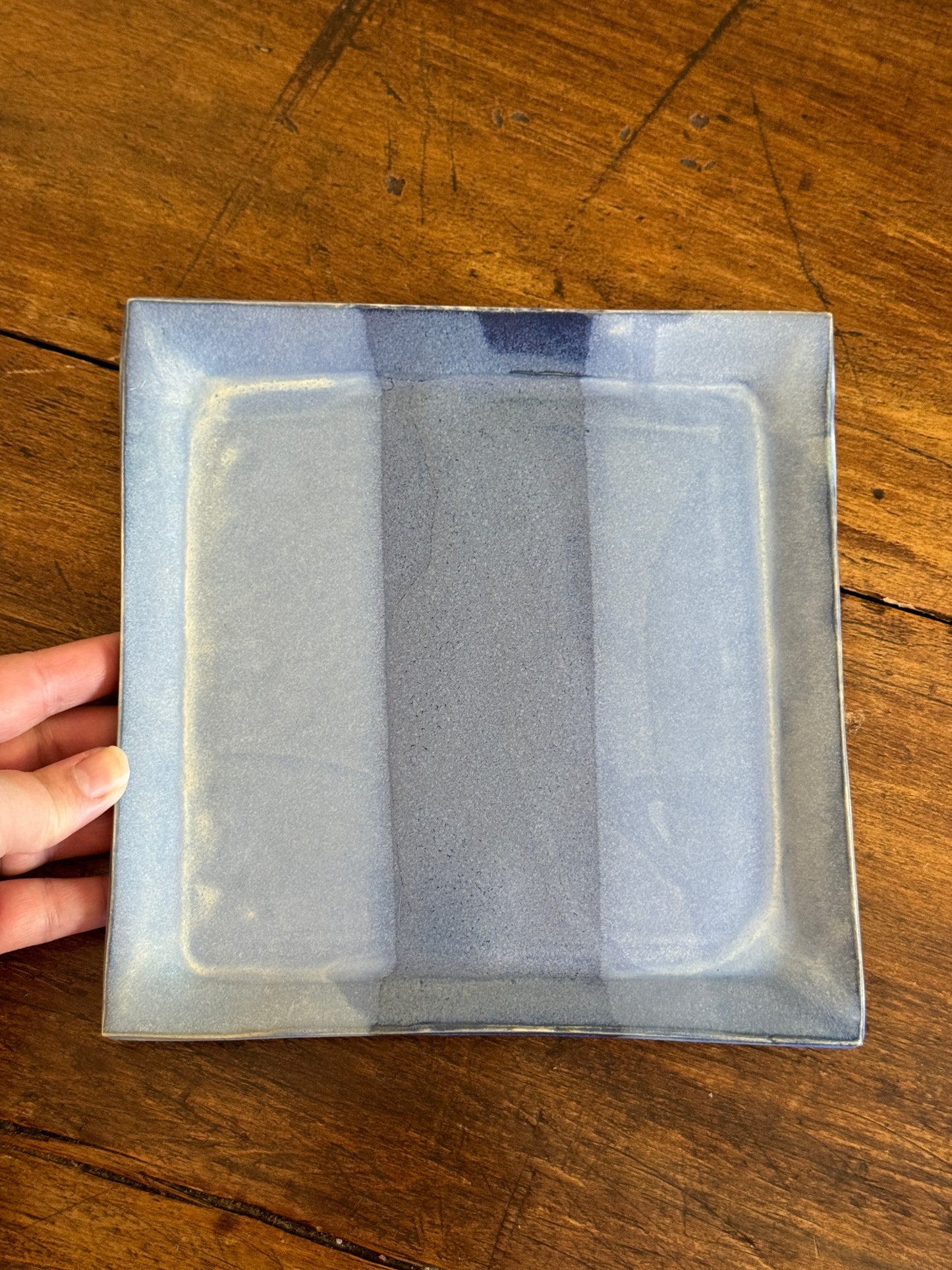 Pick One: Hand Crafted Pottery Mixed Blue Plates