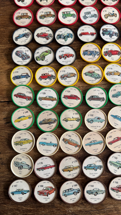 Vintage Jello Brand Picture Wheels Car Playing Chips