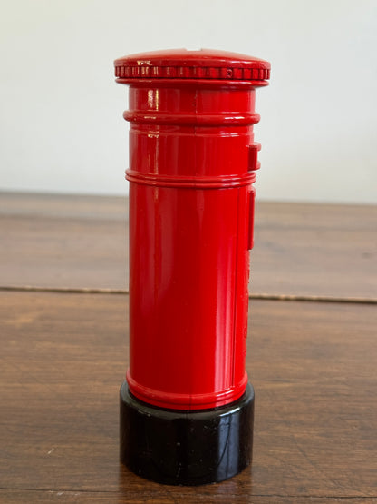 British Red Postbox Money Box - Piggy Bank Shaped Like Mail Box