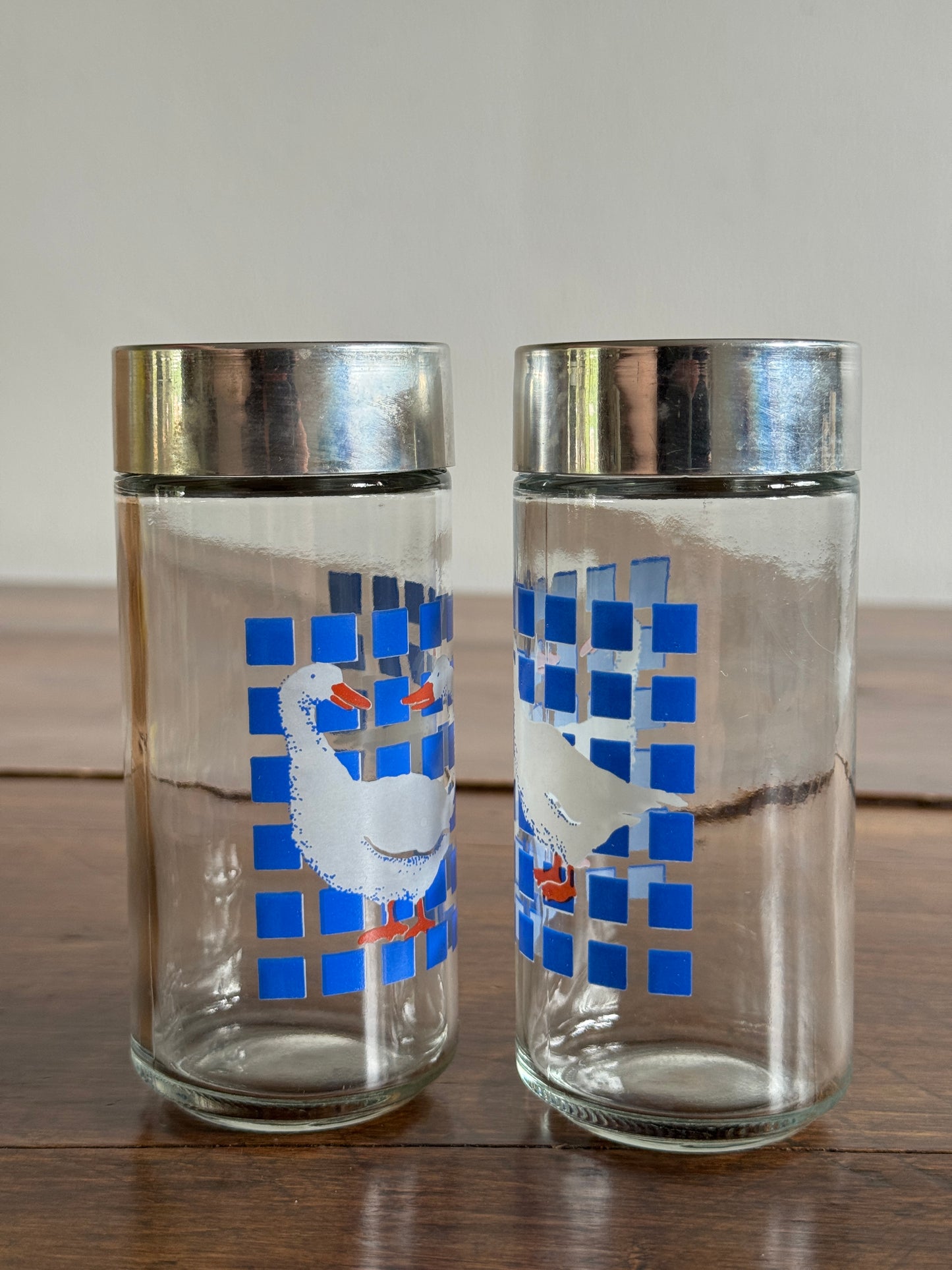 Vintage Cottage Goose Salt and Pepper Shakers Made in Taiwan