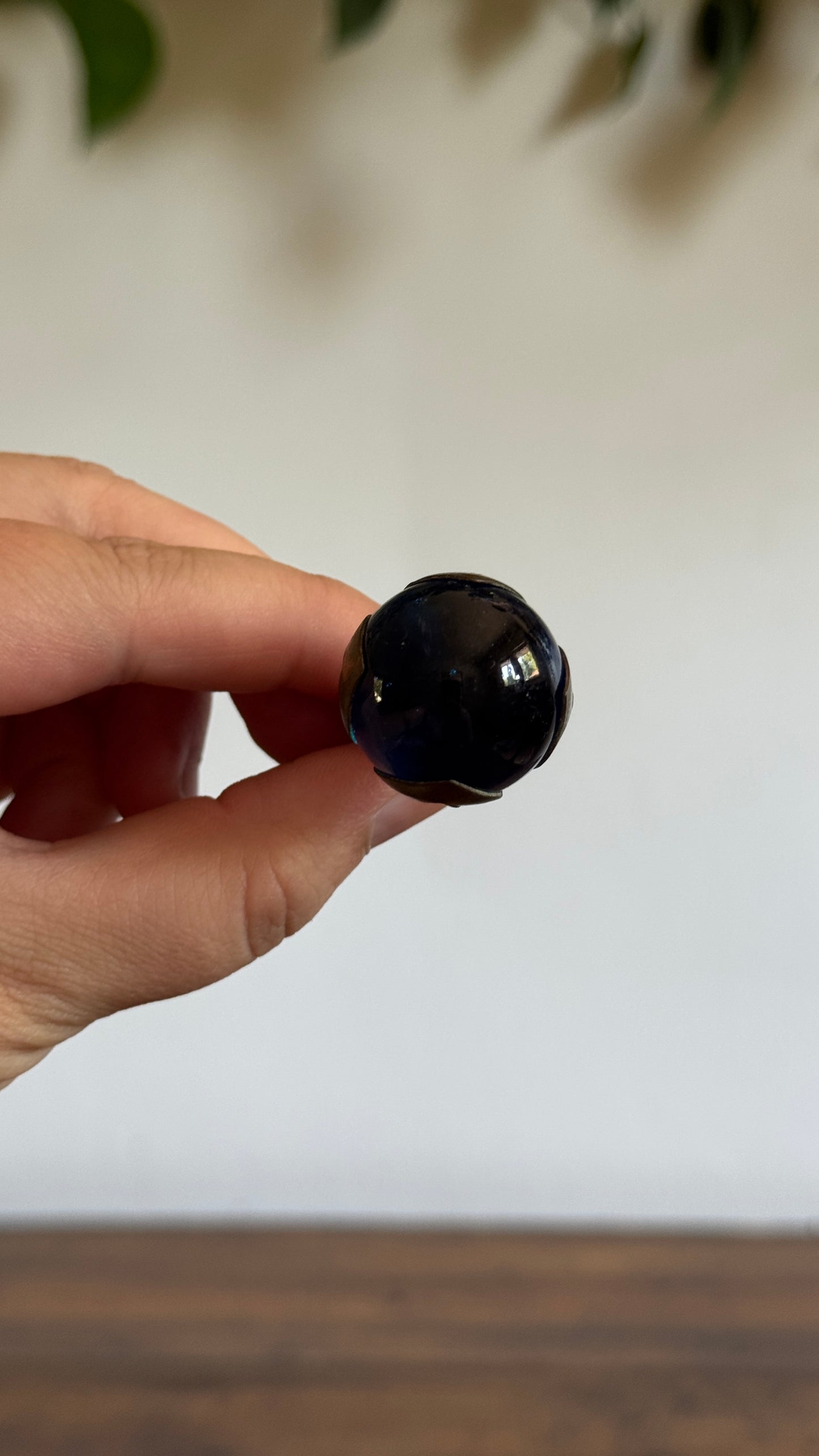 Pick One: Vintage Glass Marble Lamp Finial