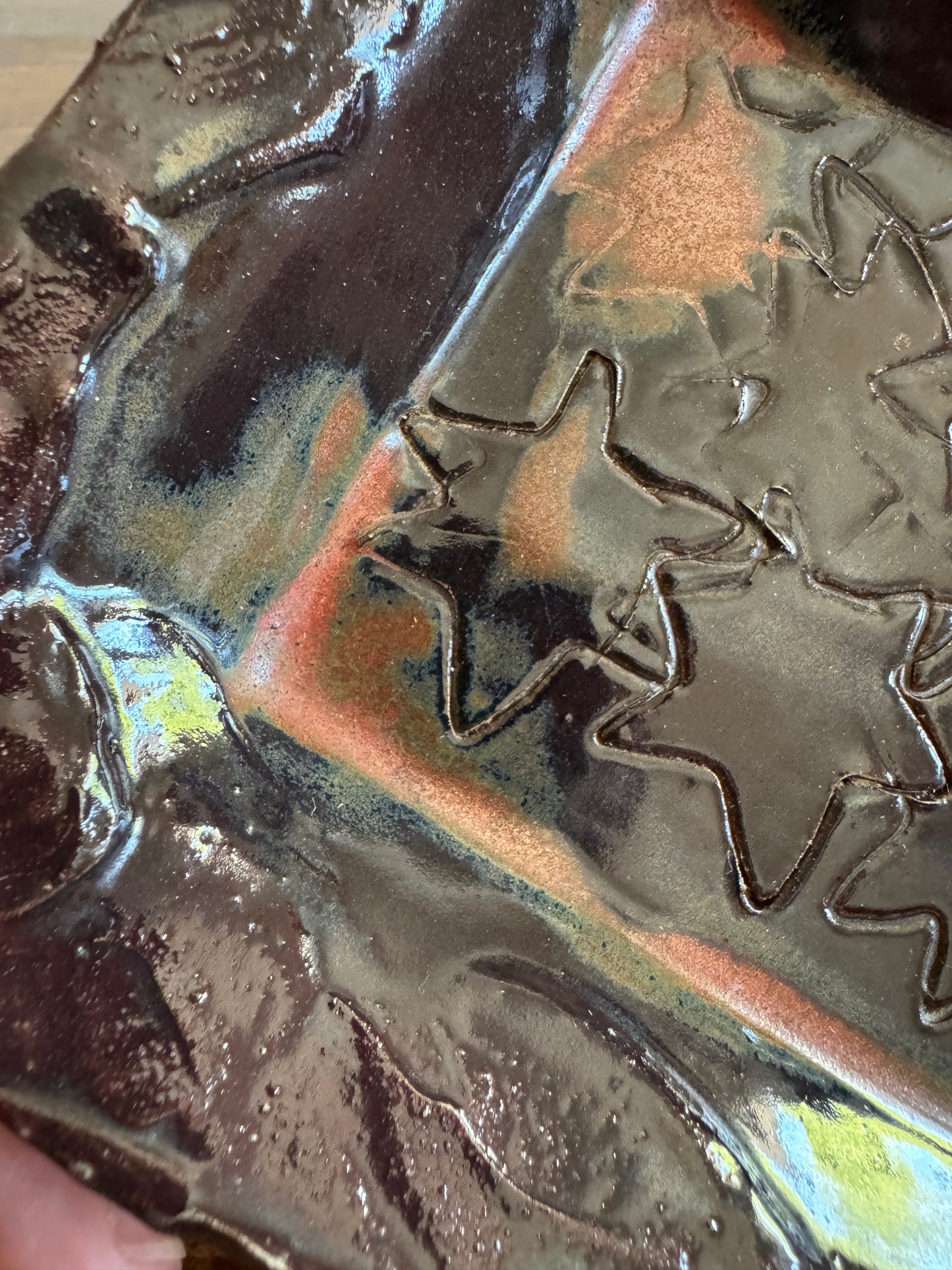 Small Star Tray with Organic Shape and Texture