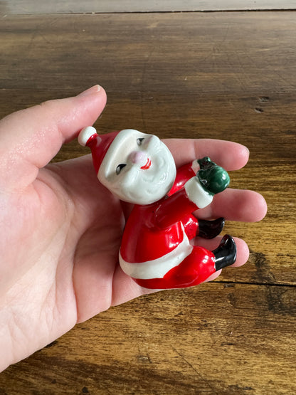 Vintage Holt Howard Santa Candle Hugger - Condition Issues