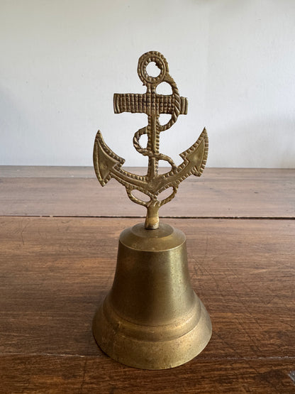 Vintage Brass Anchor Bell
