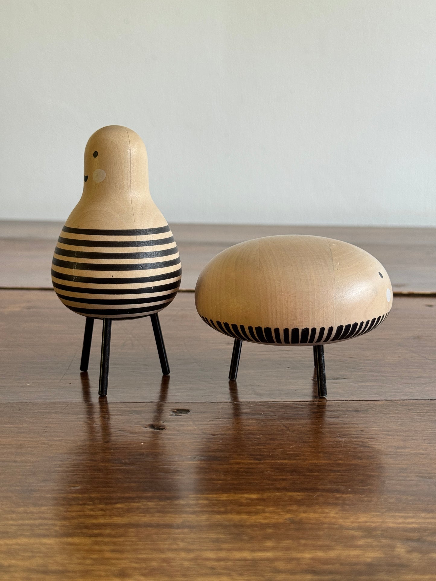 IKEA DVÄRGTALL Wooden Doll Pair