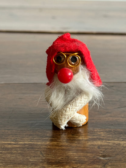 Red Hooded Mini Wood Figurine