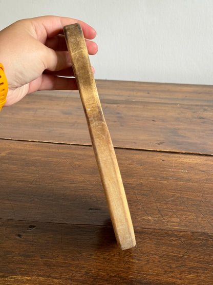 Small Wood Cutting Board with Heavy Wear/Cut Marks