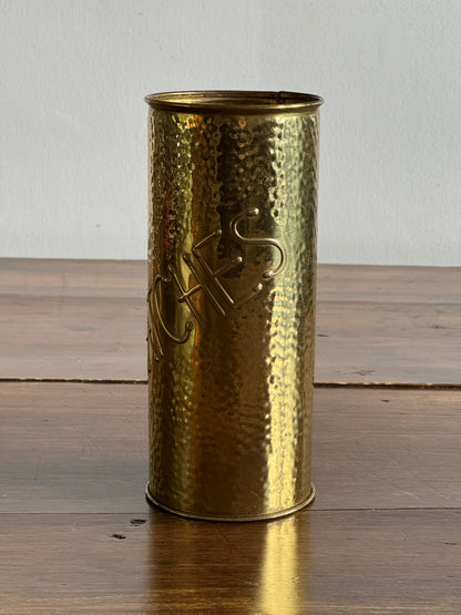 Vintage Brass Long Match Holder - Lombard England