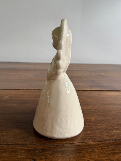 White Ceramic Angel Figurine - Signed Penelope 1982