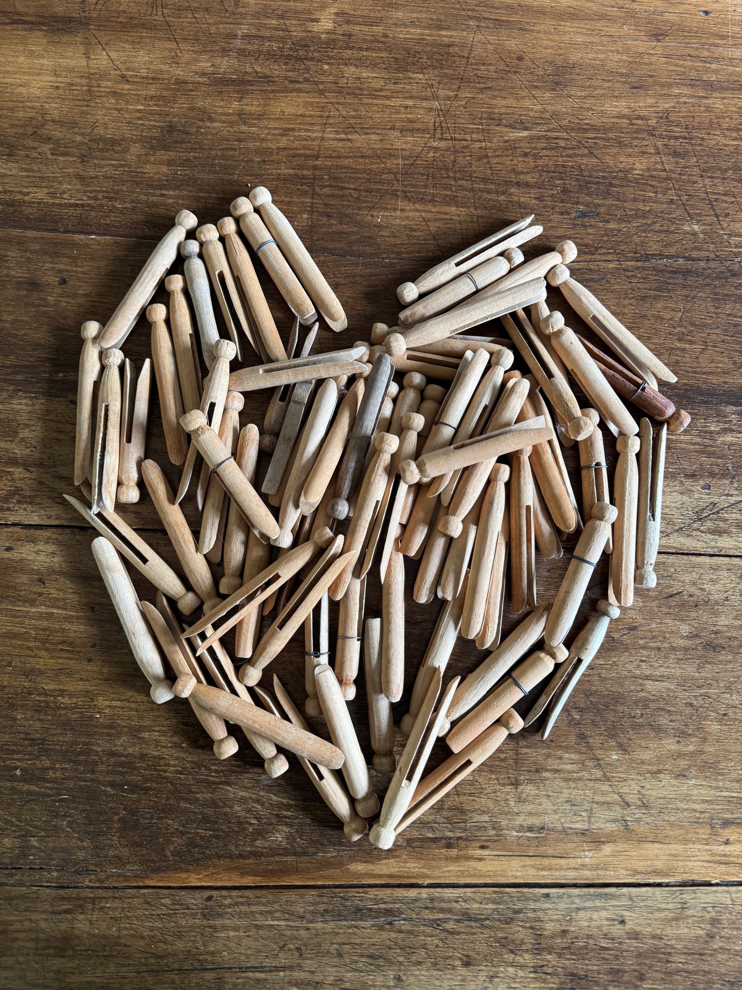 Mix of Vintage Wooden Clothing Pegs/Pins