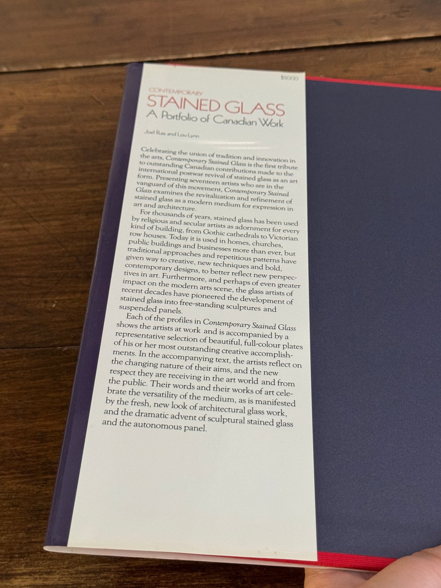 Contemporary Stained Glass Book Portfolio of Canadian Work - Joel Russ and Lou Lynn