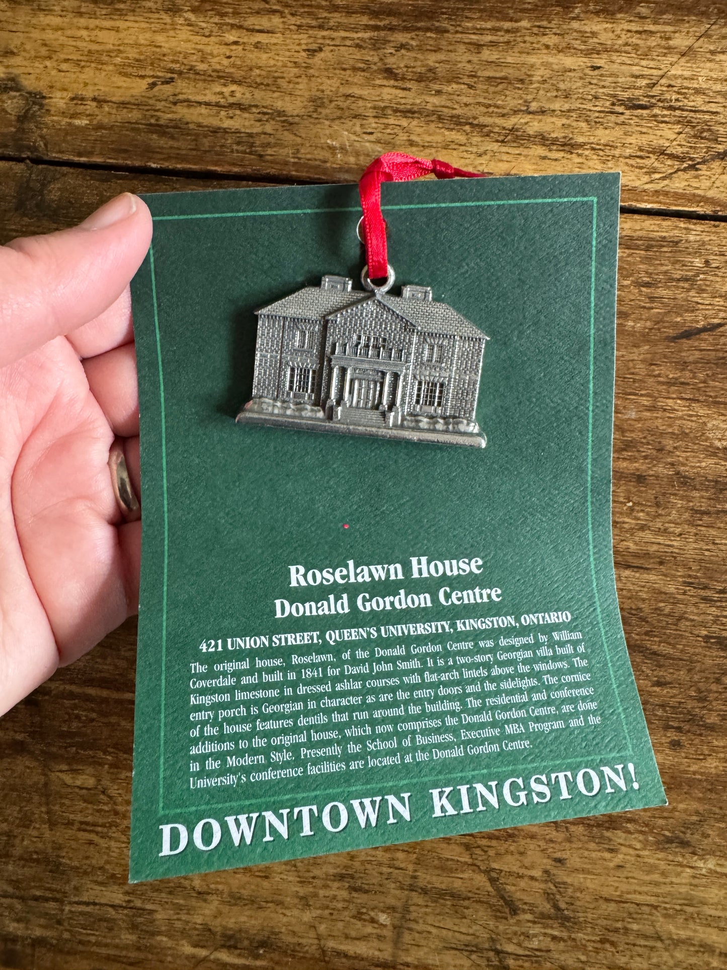 PICK ONE: Kingston Pewter Ornaments of Local Landmarks