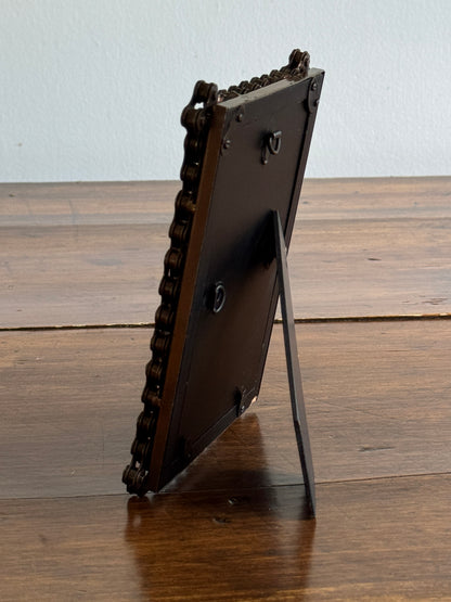 Upcycled Bicycle Chain Picture Frame 4x6