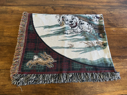 Vintage 101 Dalmatians Disney Tapestry Throw Blanket
