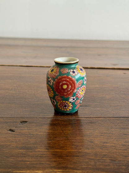 Vintage Miniature Occupied Japan Flower Vase with Lovely Detailed Pattern