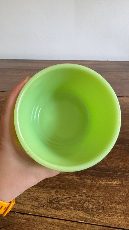 Vintage Jadeite Green Glass Dish by McKee - Glows