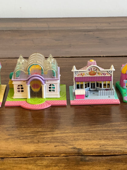 Mixed Lot of Empty Polly Pocket Houses - No Dolls