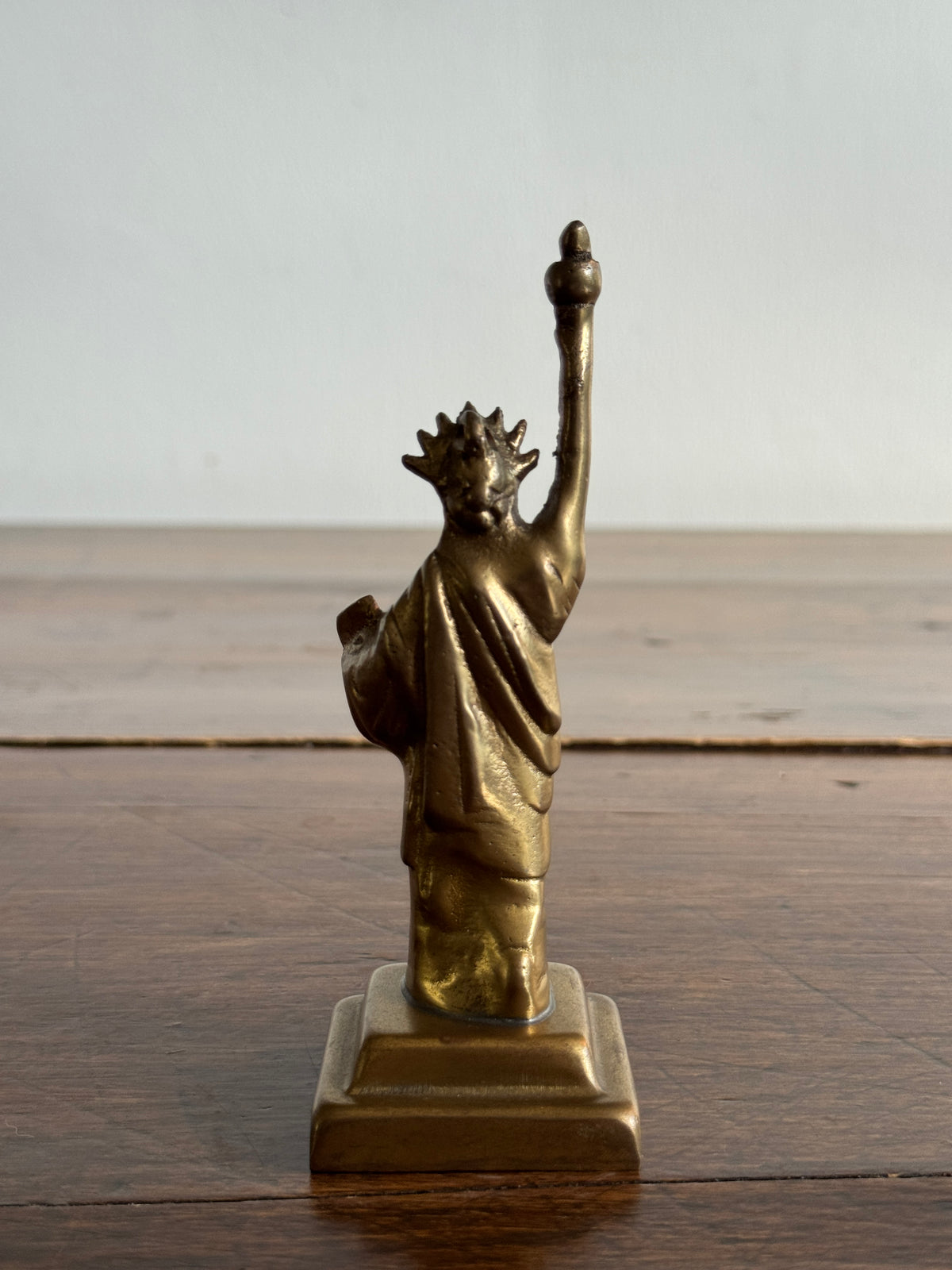 Brass Lady Liberty Statue - Brass Statue of Liberty Figurine
