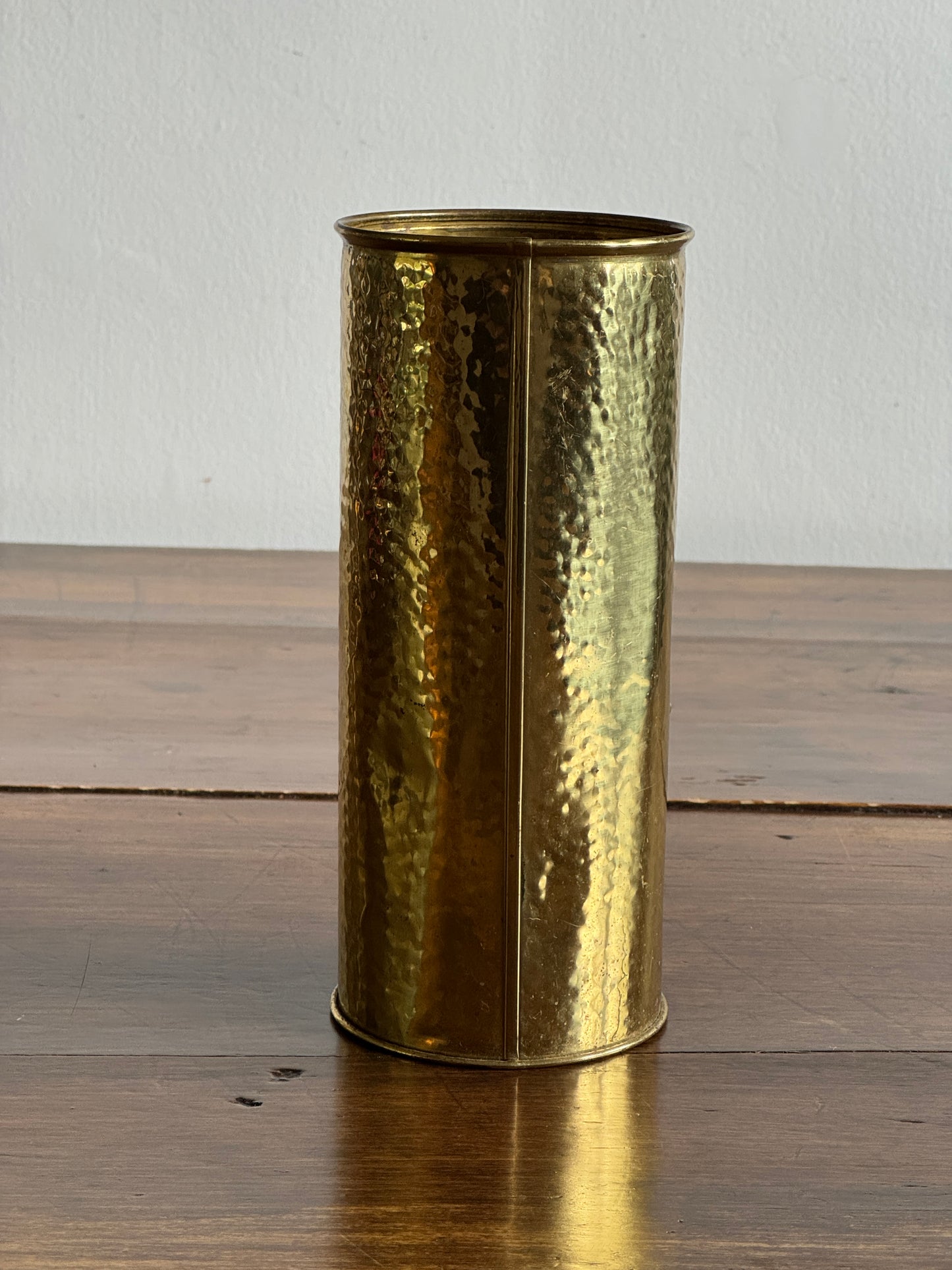 Vintage Brass Long Match Holder - Lombard England