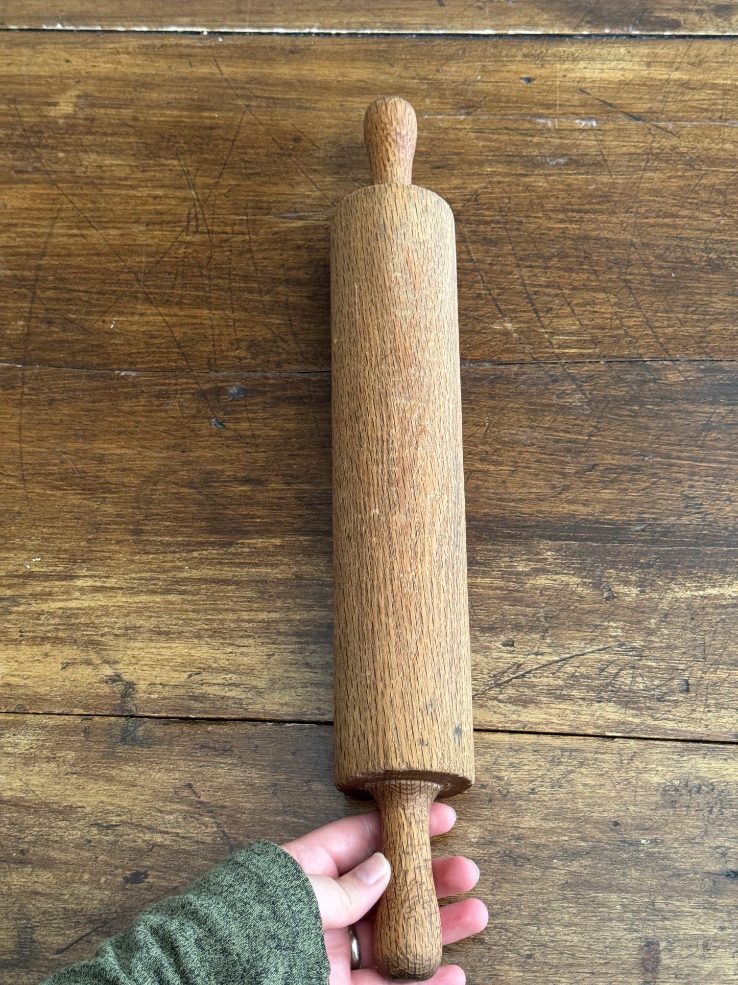 Extra Large Wood Rolling Pin - Rustic Wood Rolling Pin