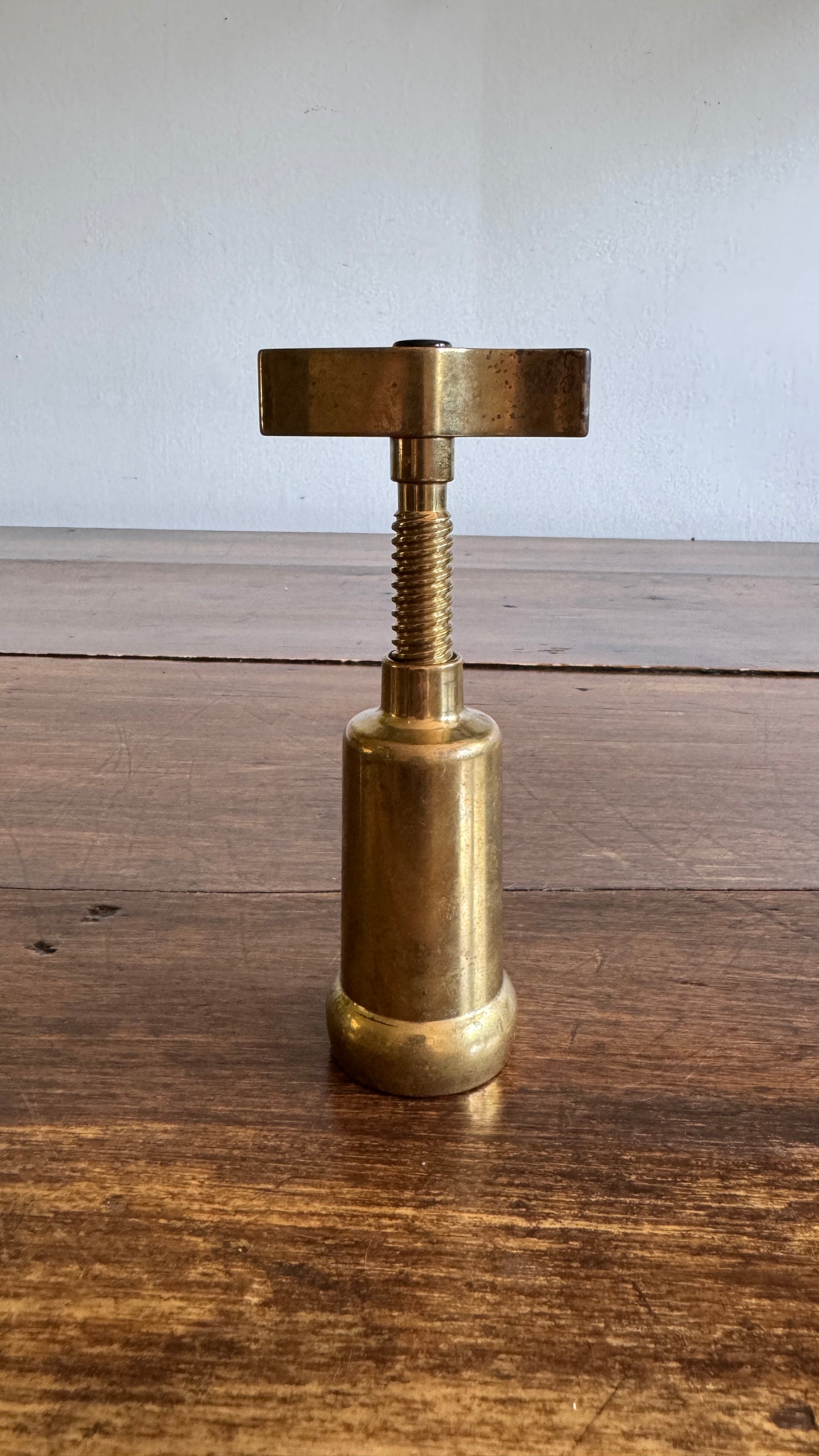 Vintage Brass Wine Corkscrew - Made in Italy