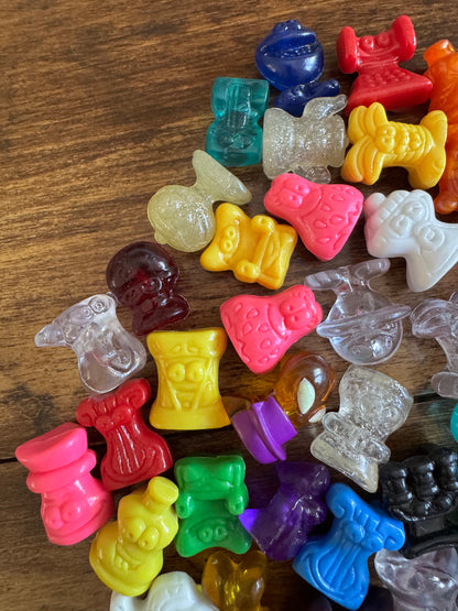 Vintage Mixed Lot of Crazy Bones Toys