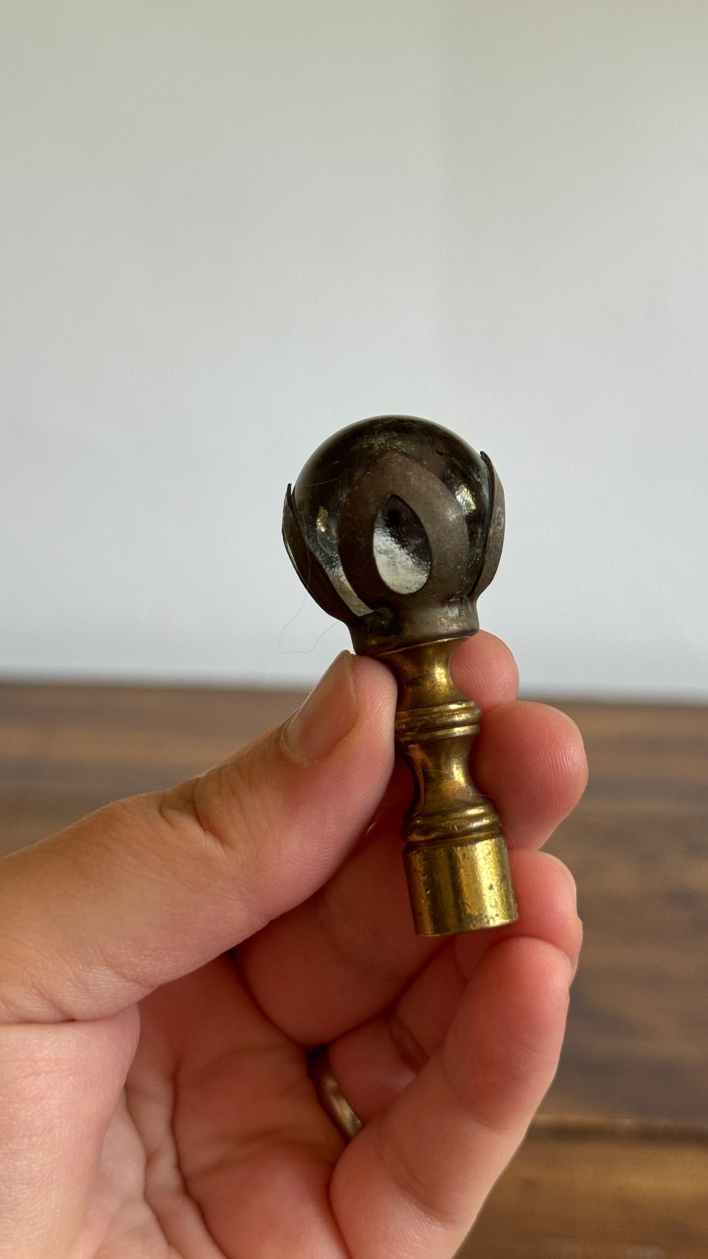 Pick One: Vintage Glass Marble Lamp Finial