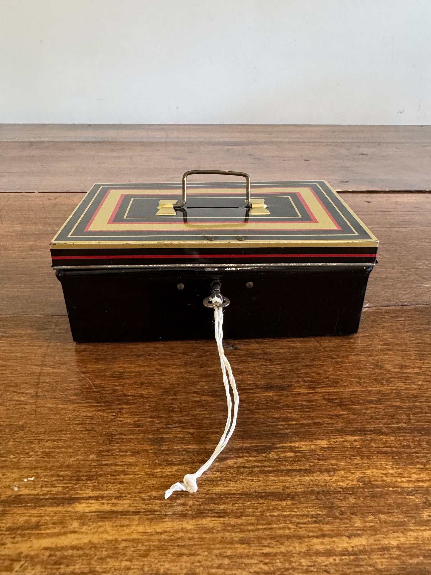 Vintage European Money Box - Chad Valley Small Deed Box - Made in England