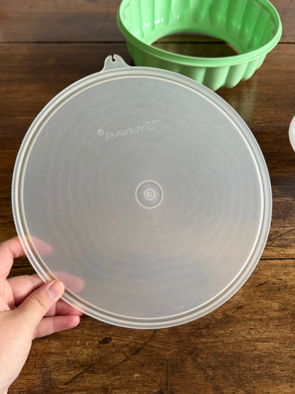 Vintage Green Plastic Tupperware Jello Ring Mold