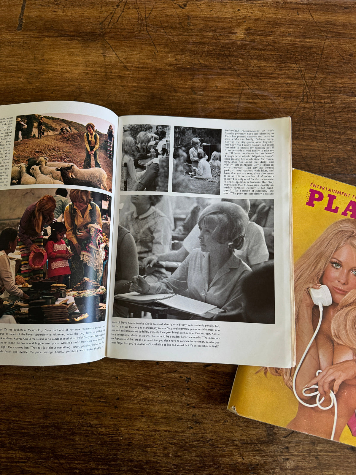 Two Vintage Playboy Magazines - September and October 1969
