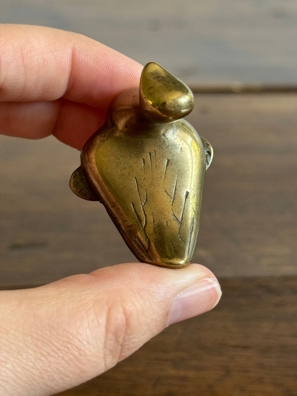 Miniature Brass Bird Figurine - Brass Duck/Swan Mini