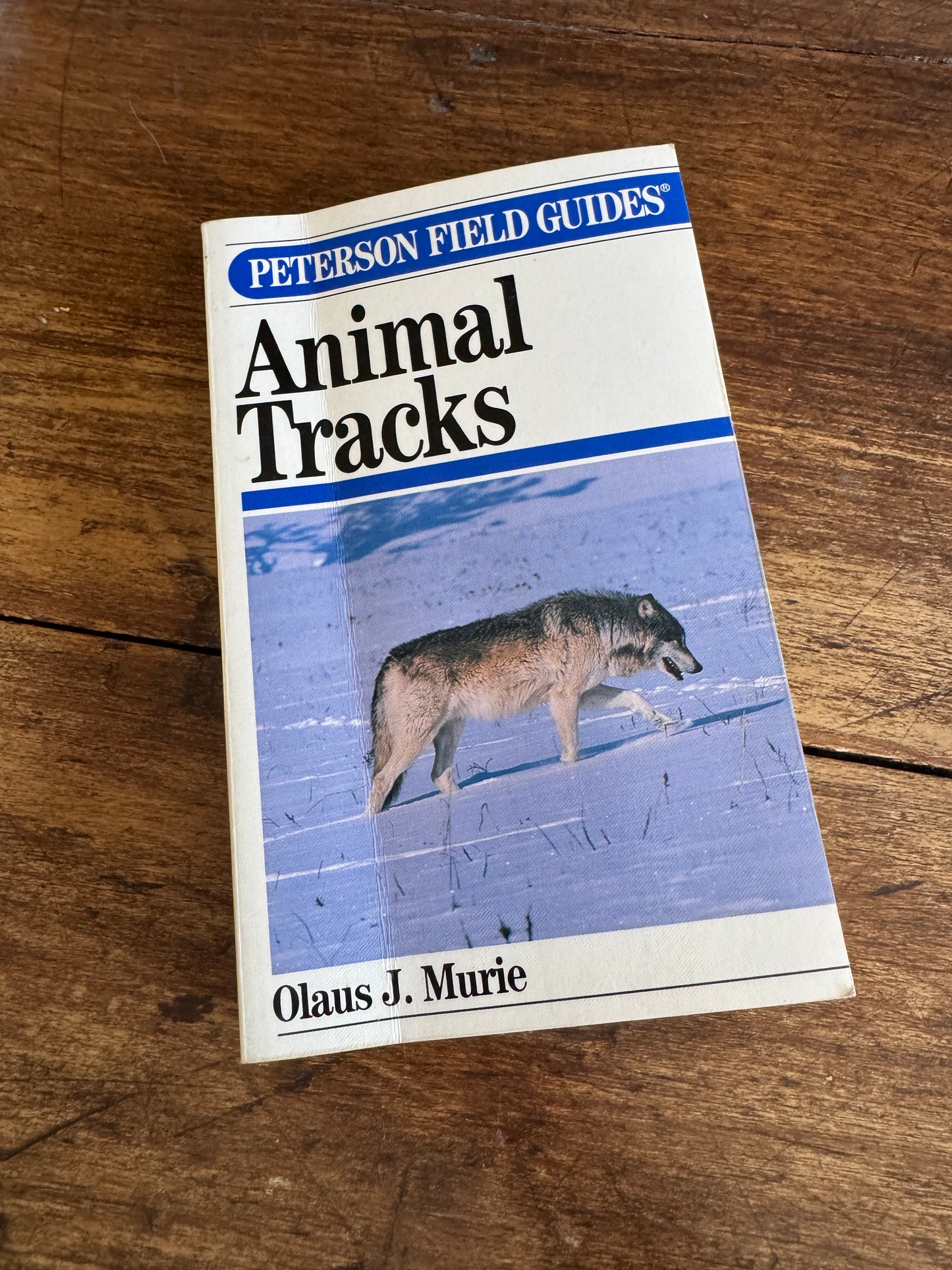 Peterson Field Guide Animal Tracks Guide Book by Olaus J. Murie - Second Edition Printed USA