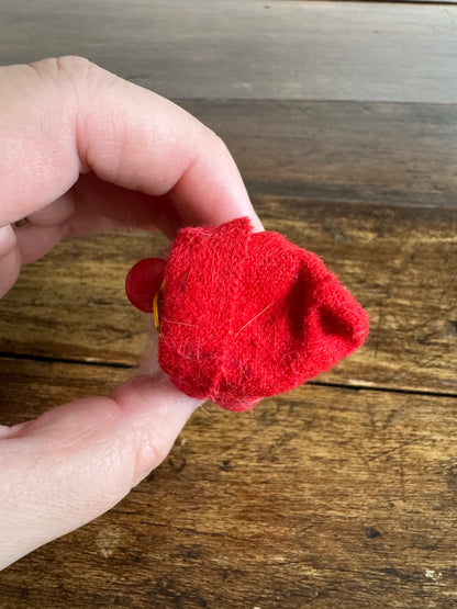 Red Hooded Mini Wood Figurine