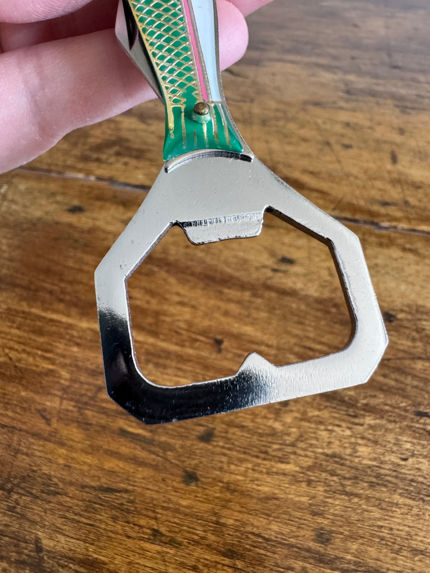 Vintage Fish Shaped Bottle Opener and Foil Pocket Knife Shaped Like Fish