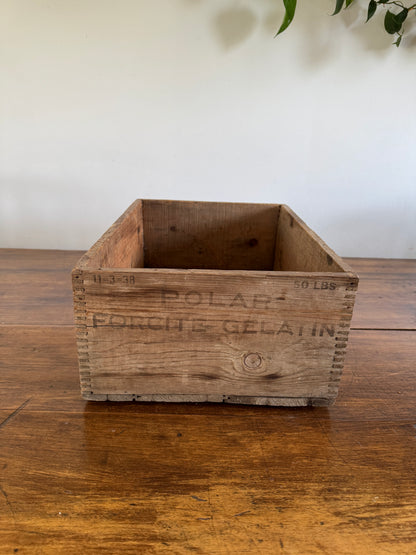 Polar Forcite Gelatin Wooden Crate