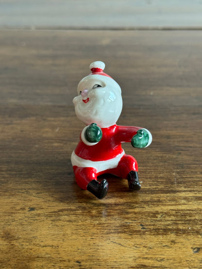 Vintage Holt Howard Santa Candle Hugger - Condition Issues