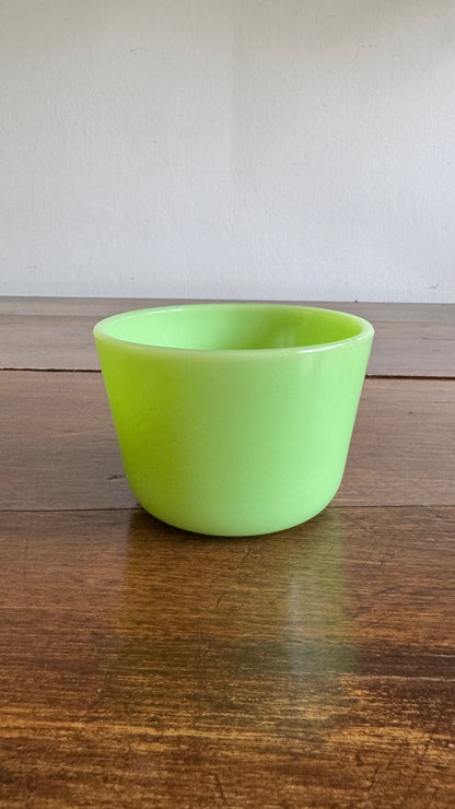 Vintage Jadeite Green Glass Dish by McKee - Glows