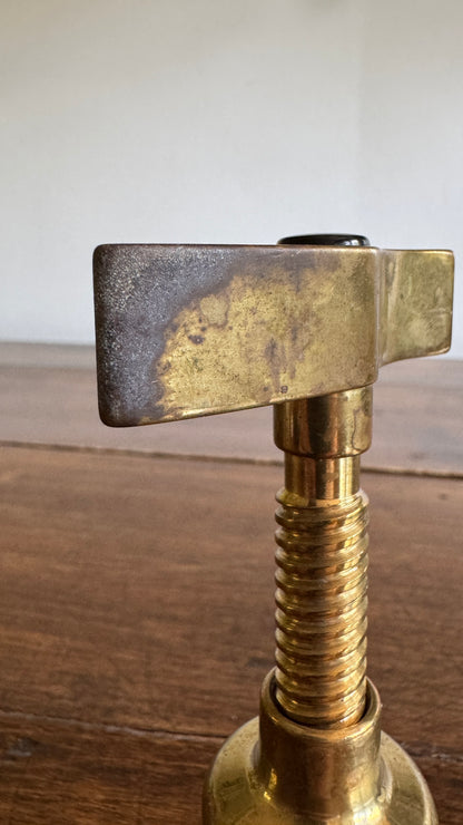 Vintage Brass Wine Corkscrew - Made in Italy