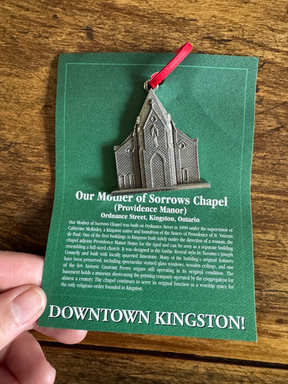 PICK ONE: Kingston Pewter Ornaments of Local Landmarks