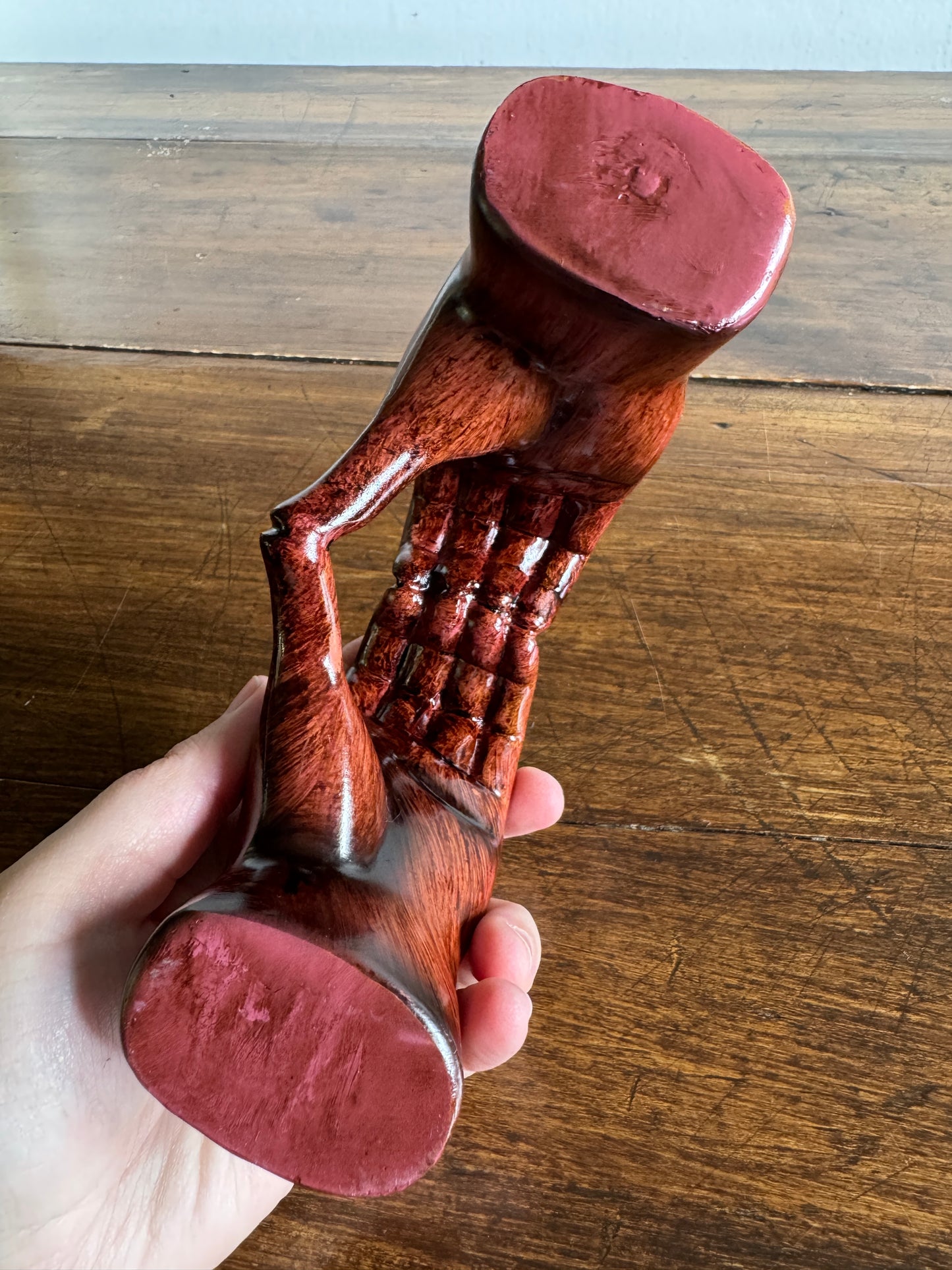 Ceramic Hands Making Heart Shape Figurine