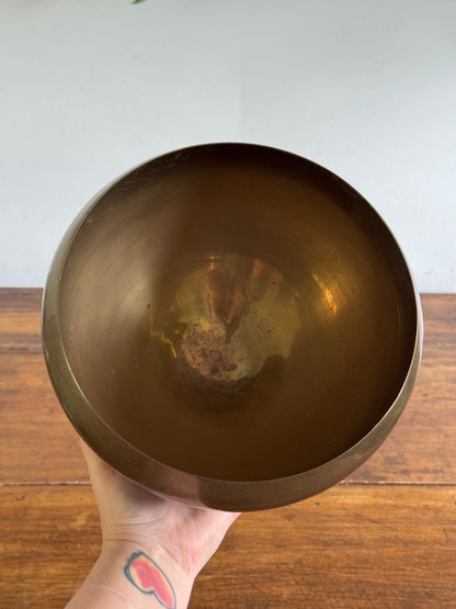 Brass Vase for Hanging - Rounded Point Brass Planter Pot