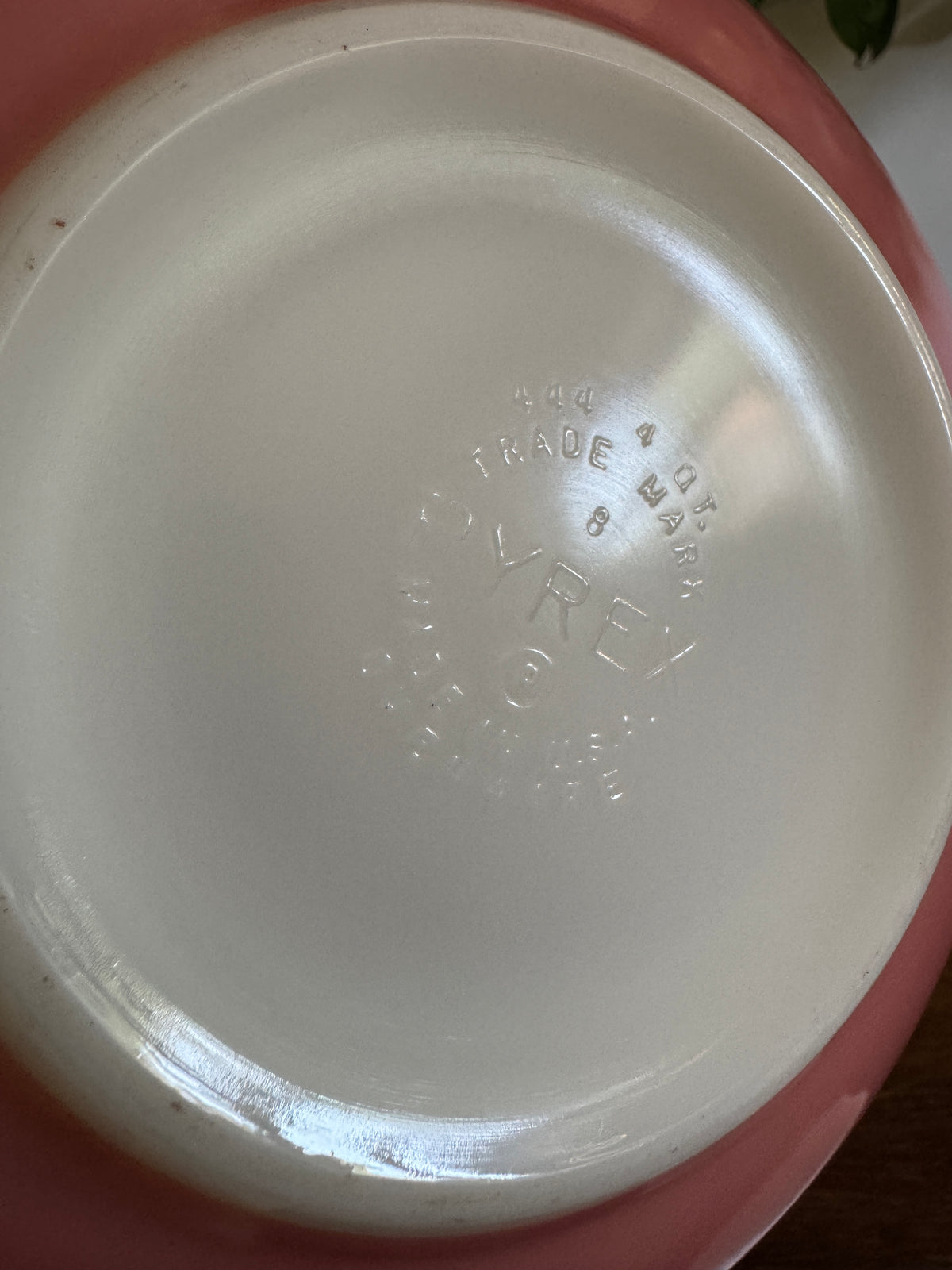 Set of Three Pink Gooseberry Pyrex Cinderella Nesting Mixing Bowls