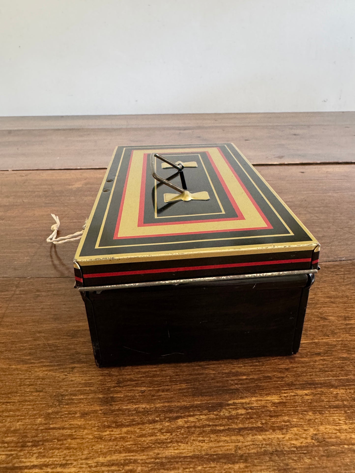 Vintage European Money Box - Chad Valley Small Deed Box - Made in England