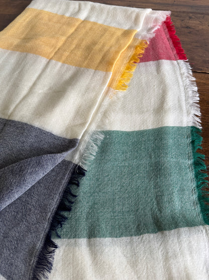 Hudson’s Bay Company Lightweight Coloured Stripe Scarf