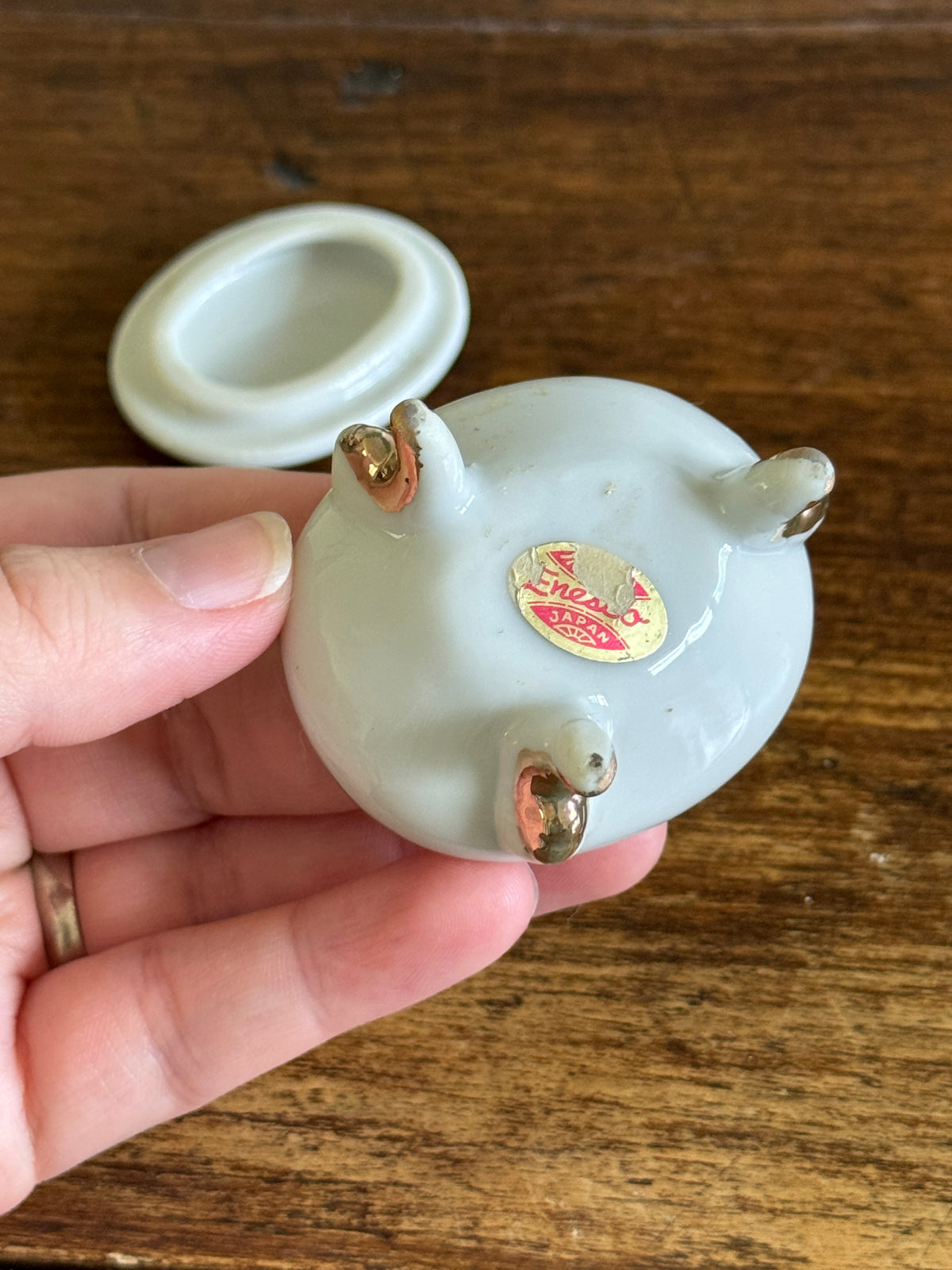 Vintage Miniature Memory Trinket Box - When This You See Remember Me