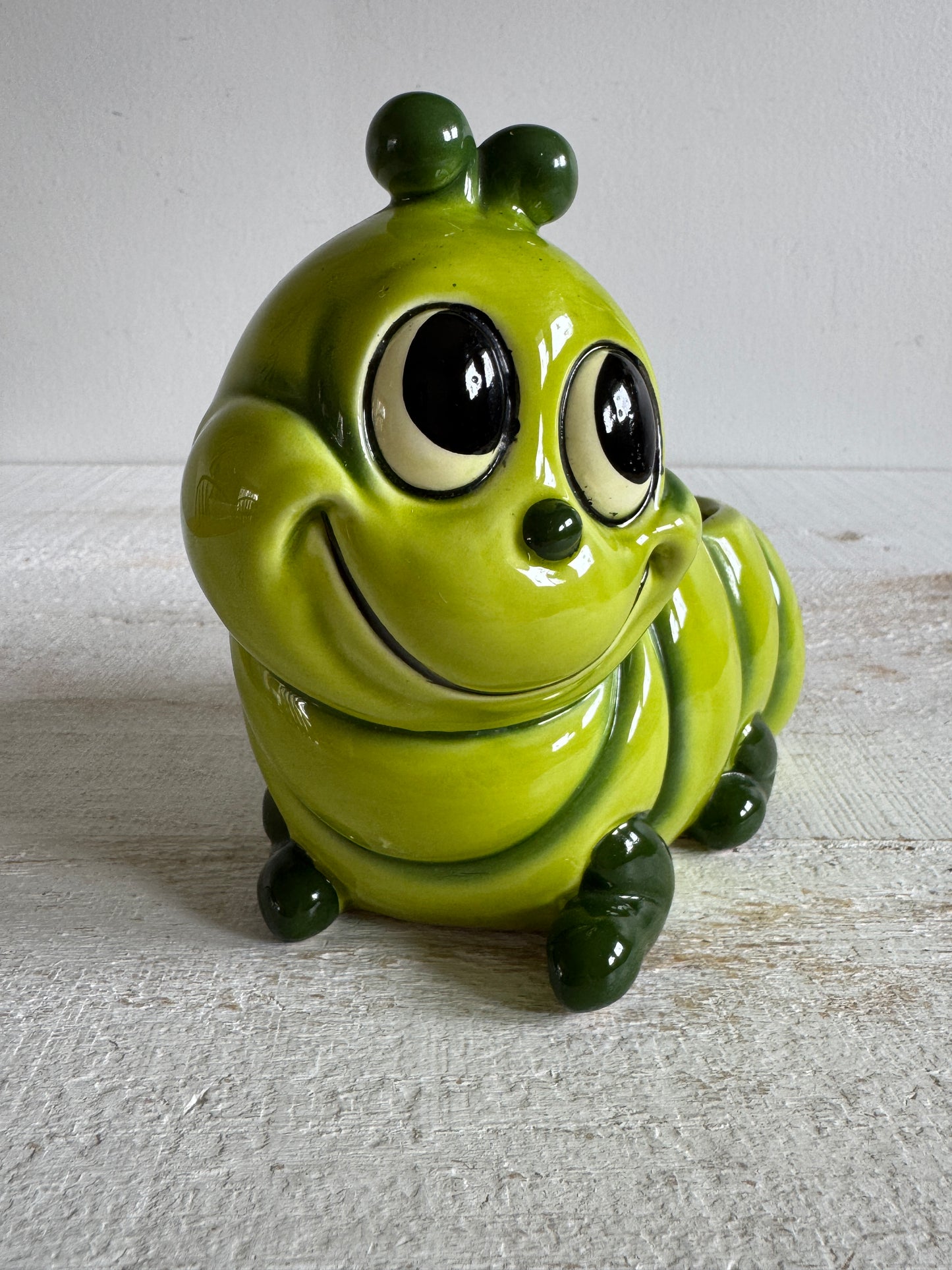 Vintage Cartoon Worm Planter Pot - Nursery Planter