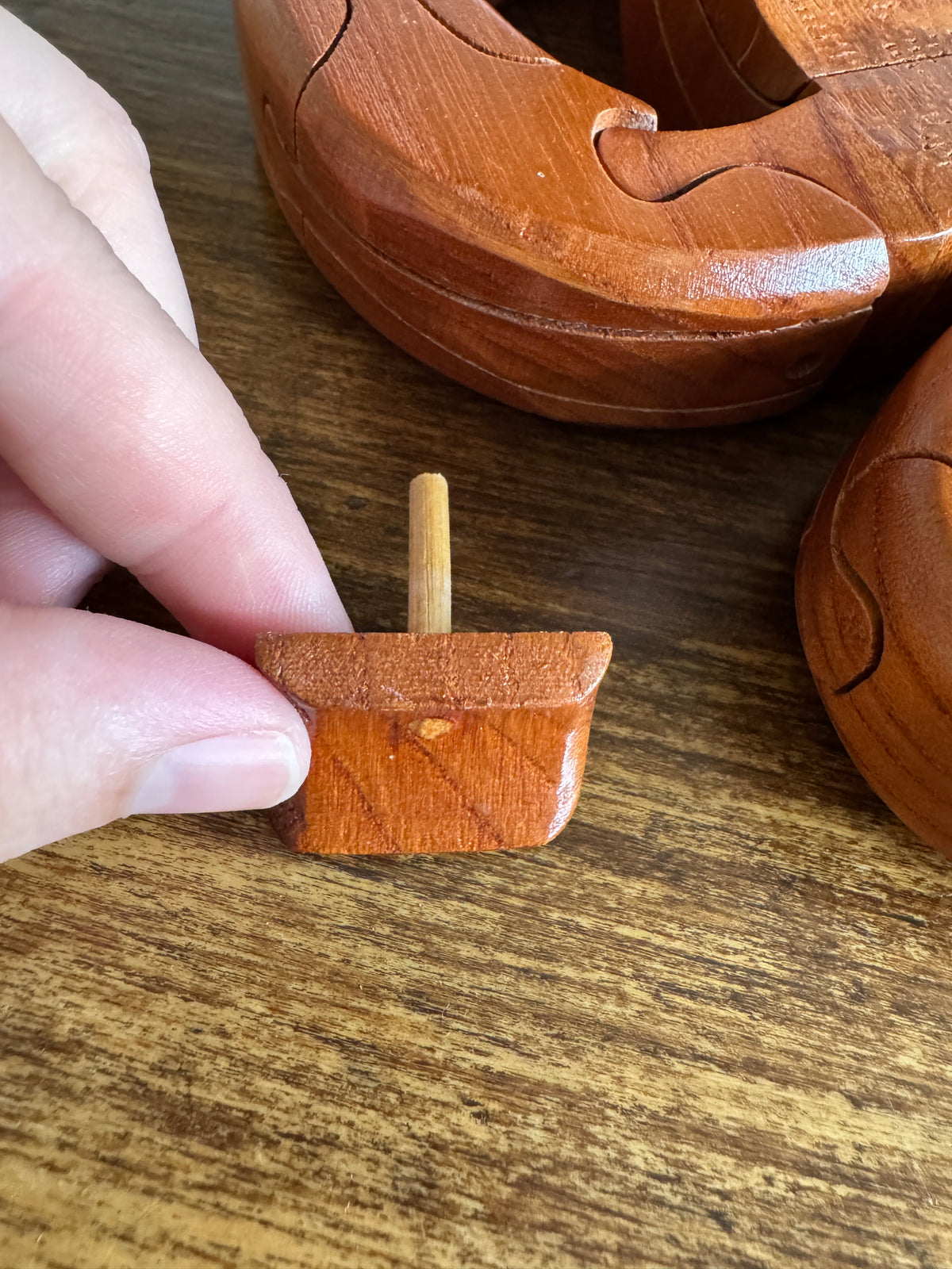 Wood Cobra Snake Puzzle - Standing Wood Snake Toy Puzzle